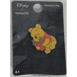 Loungefly Disney Winnie the Pooh Strawberries Enamel Pin NEW